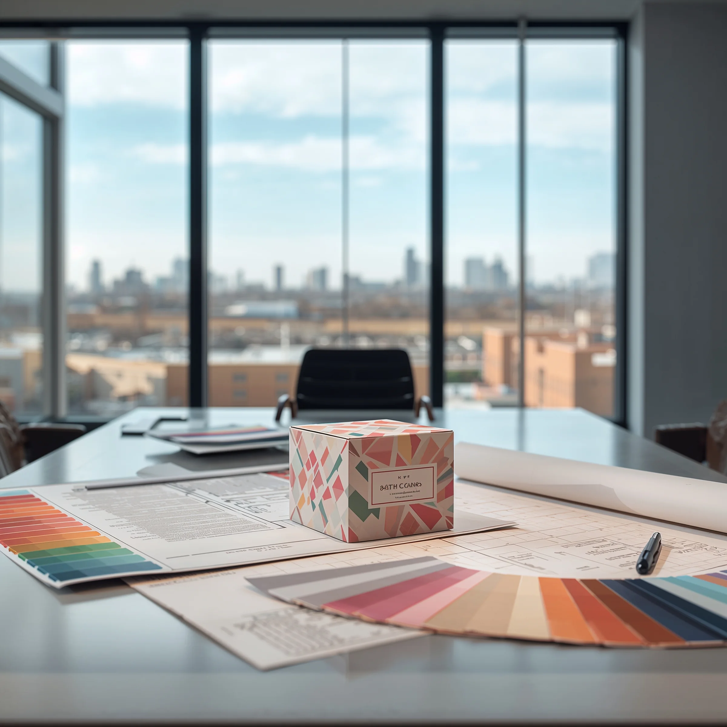 Moisture-resistant packaging solutions on a laminated custom rigid box to protect bath bombs from humidity.